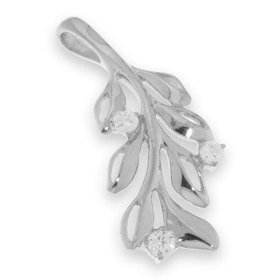 Sterling Silver Cubic Zirconia Pendant