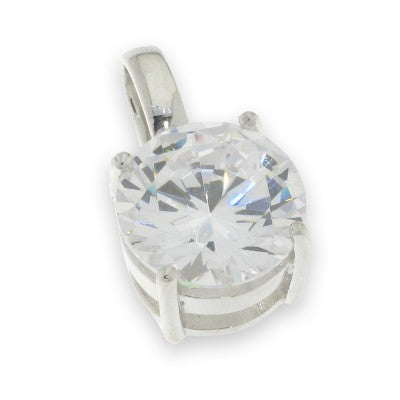 Sterling Silver Cubic Zirconia Pendant