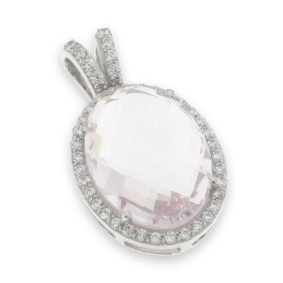 Sterling Silver Cubic Zirconia Pendant