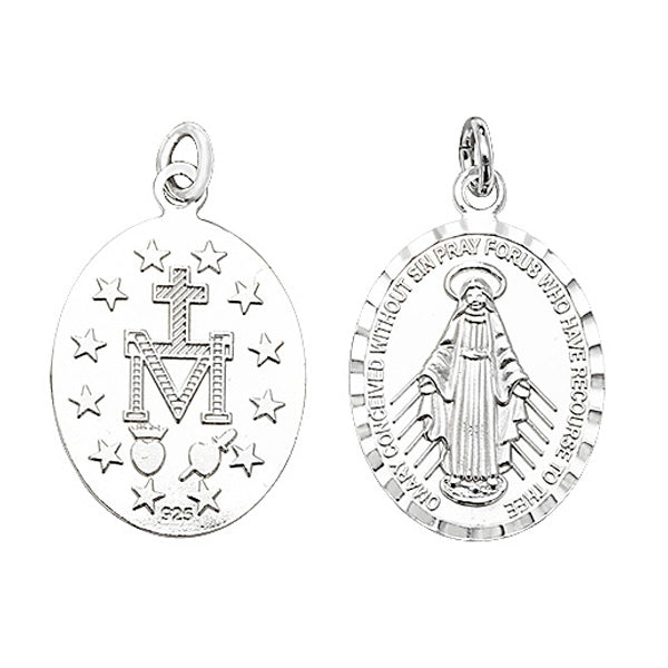 Sterling Silver Miraculous Medal