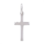 Sterling Silver Slim Cross And Chain