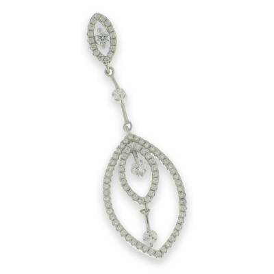 Sterling Silver Cubic Zirconia Pendant