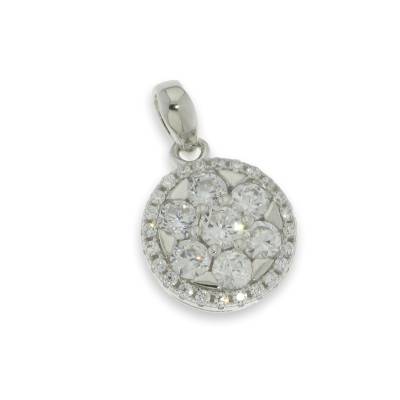 Sterling Silver Cubic Zirconia Pendant