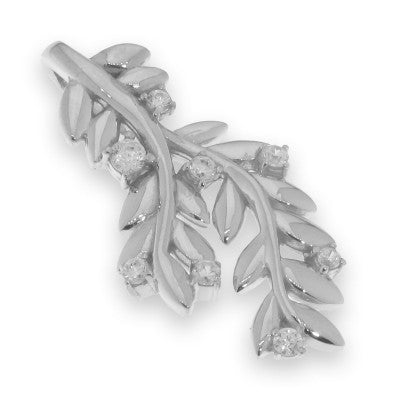 Sterling Silver Cubic Zirconia Pendant