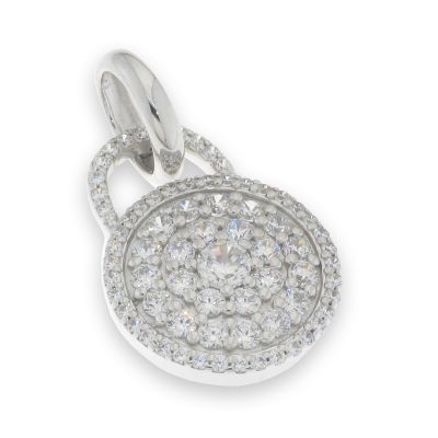 Sterling Silver Cubic Zirconia Pendant