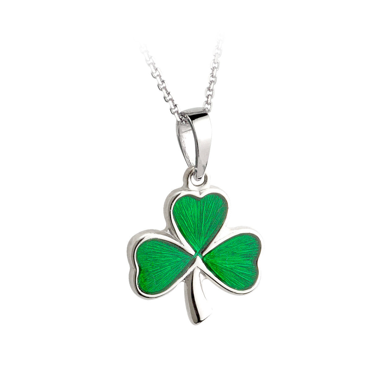 Sterling Silver Shamrock Pendant