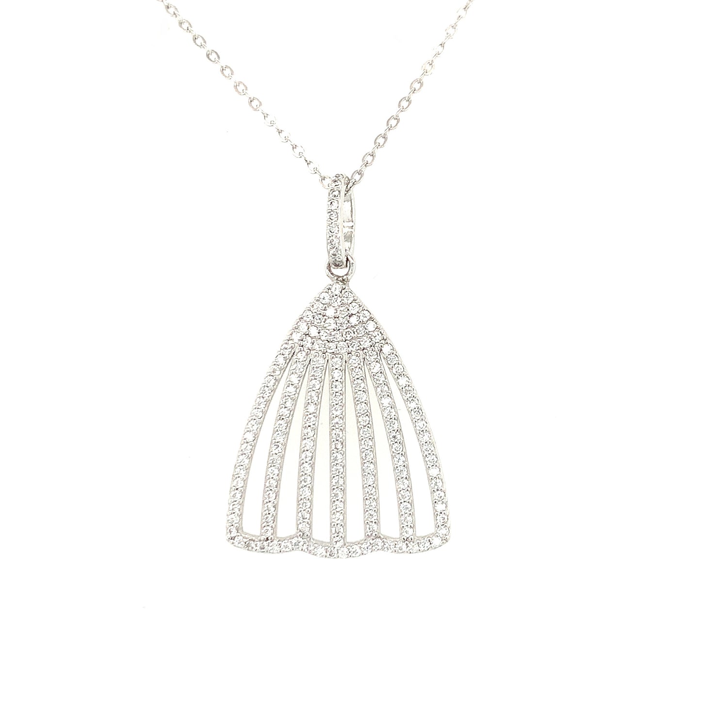 Sterling Silver Cubic Zirconia Pendant