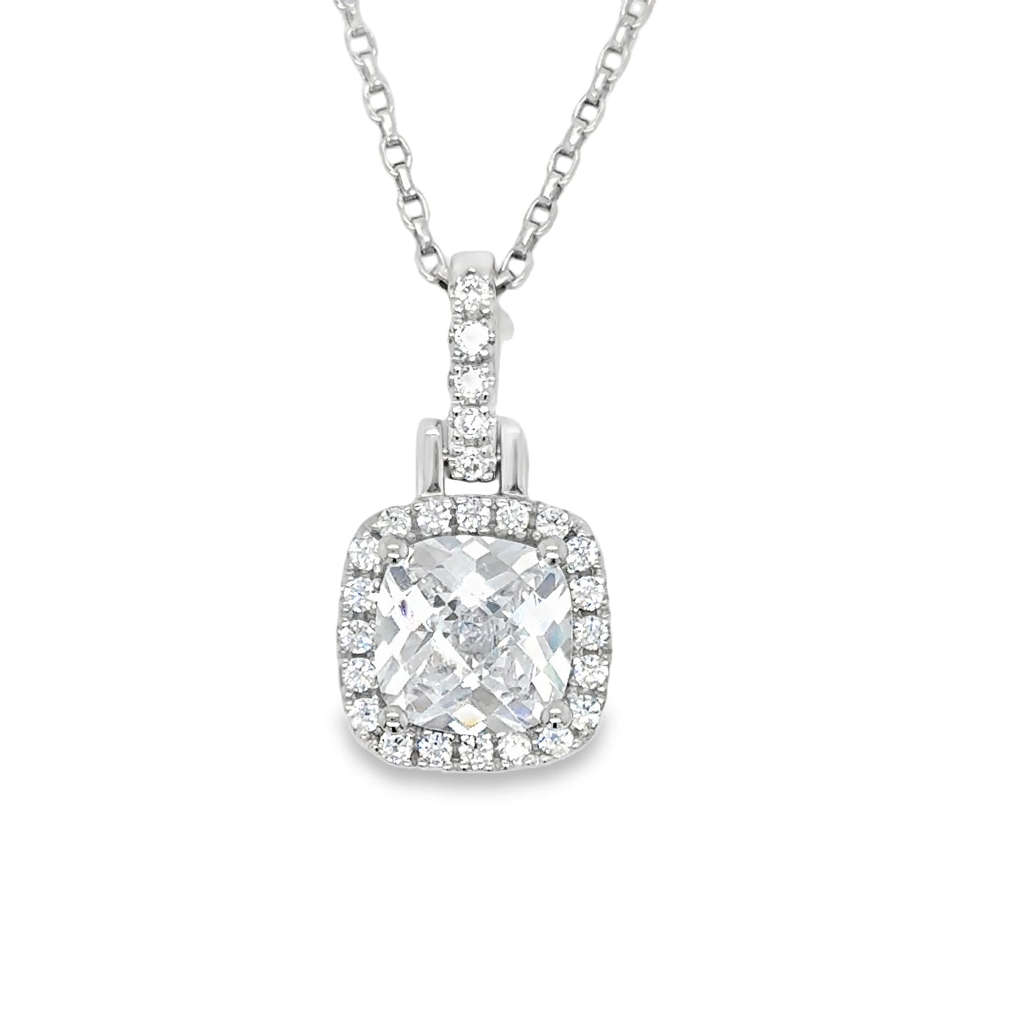 Sterling Silver Cubic Zirconia Pendant