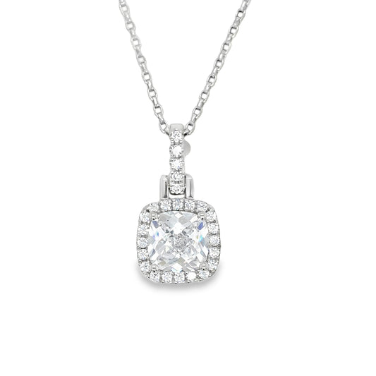 Sterling Silver Cubic Zirconia Pendant
