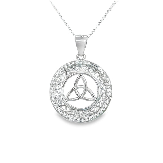 Sil Pdant Cz Rd Trinity