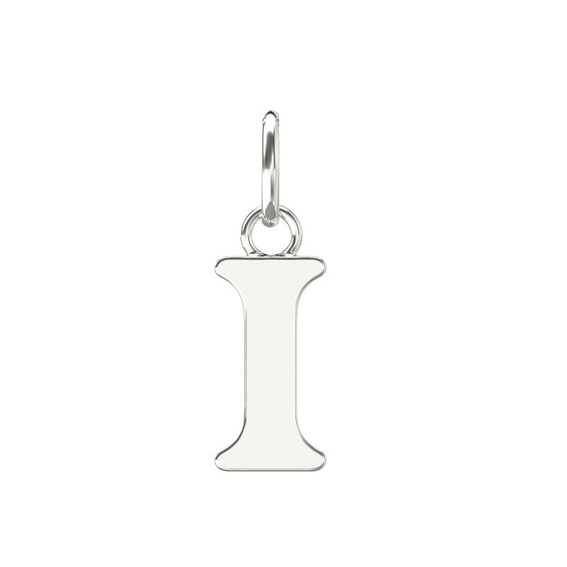 Sterling Silver Initial I Pendant