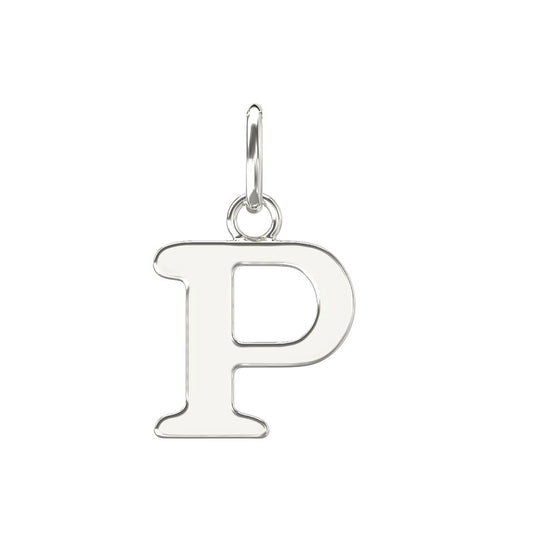 Sterling Silver Initial P Pendant
