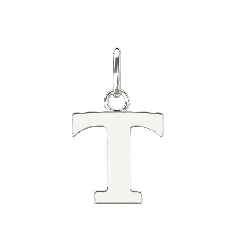 Sterling Silver Initial T Pendant
