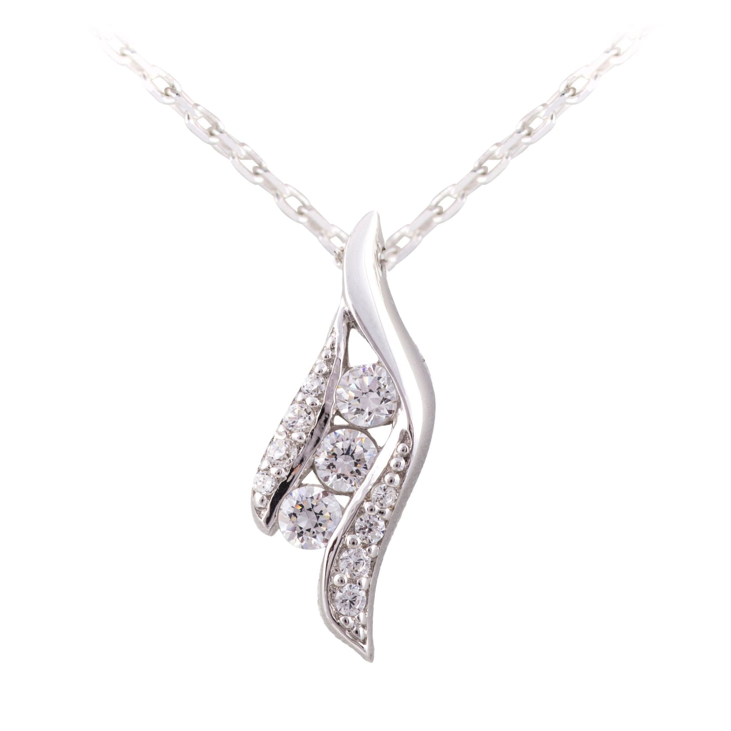 Sterling Silver Cubic Zirconia Pendant