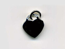 Silver Plain Heart Charm