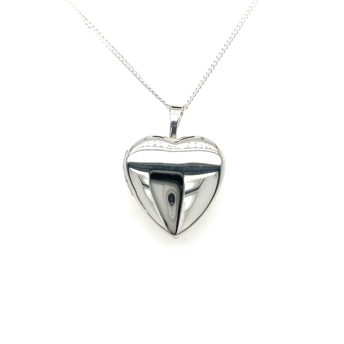 Sterling Silver Plain Heart Locket