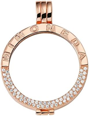 Mi Moneda Large Deluxe Rose Plated Holder