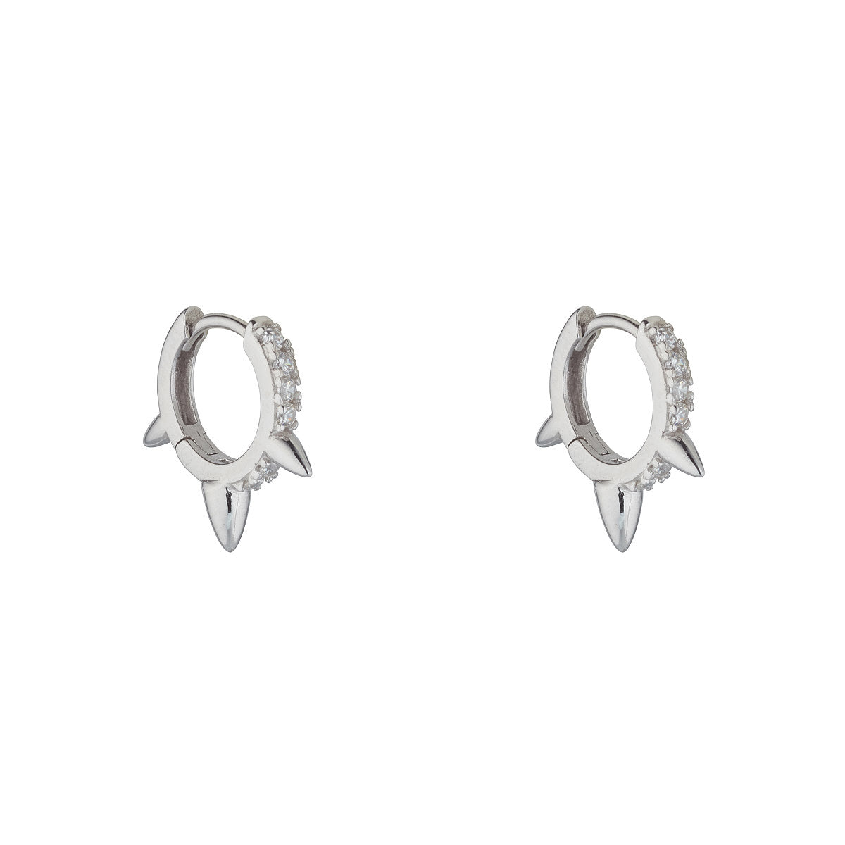 Sterling Silver Huggie Earrings