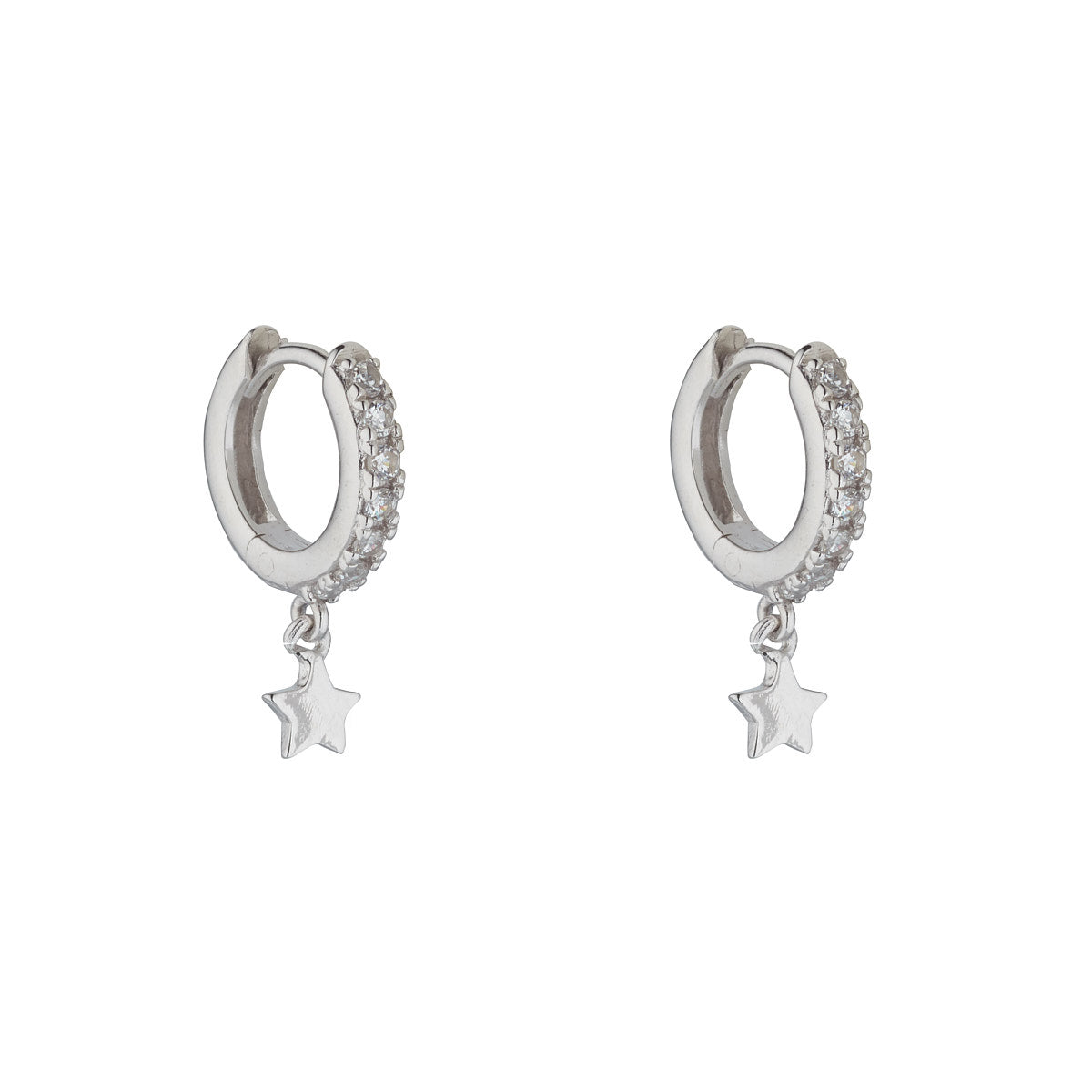 Sterling Silver Huggie Earrings