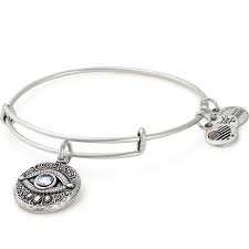 Evil Eye Alex & Ani Bangle In Silver