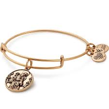 Saint Anthony Alex And Ani Bangle In Gold