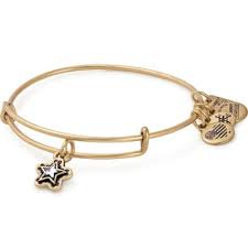 Make A Wish Charity Bangle In Gold