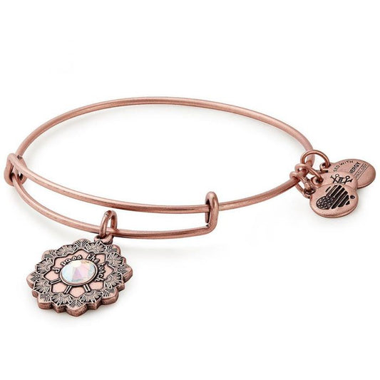 Alex And Ani Mother Of The Bride Bangle In Rose
