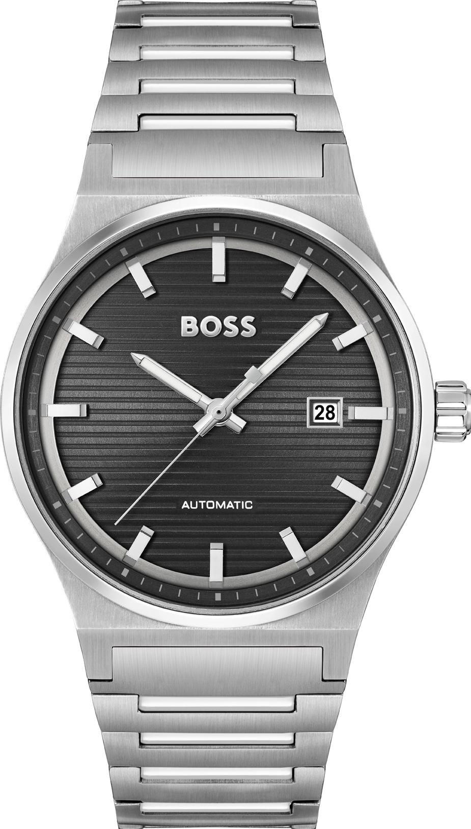 Gents Hugo Boss Candor Black Stripe Dial Watch