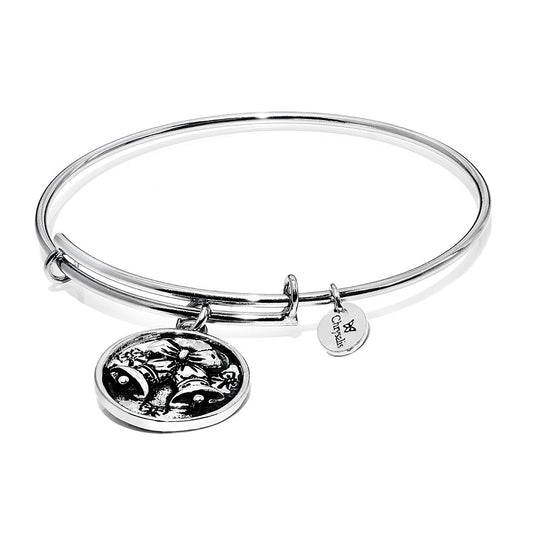 Chrysalis Bells Bangle In Silver