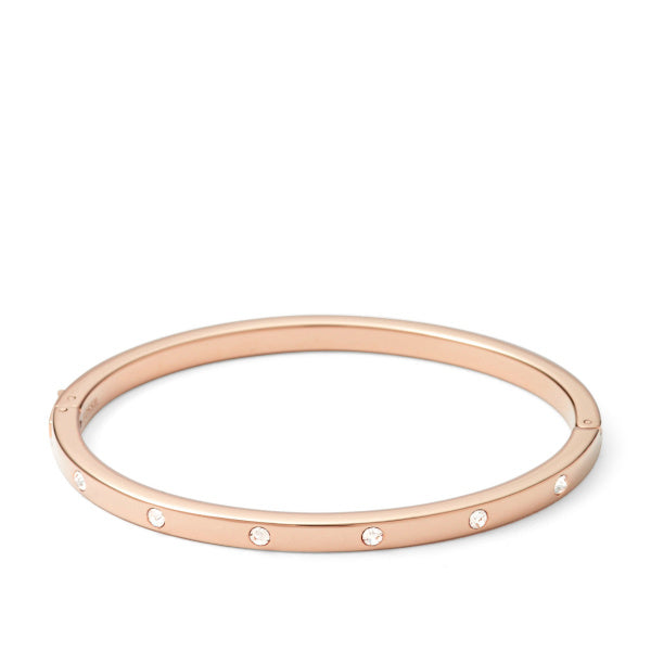 Fossil Bangle Vintage Glitz In Rose