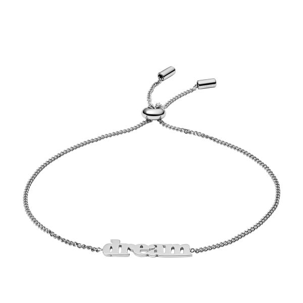 Dream Fossil Bracelet In Silver