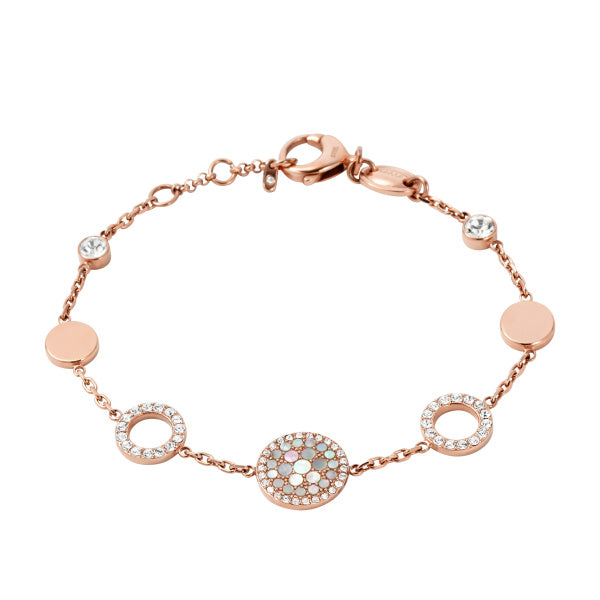 Fossil Vintage Glitz Bracelet In Rose
