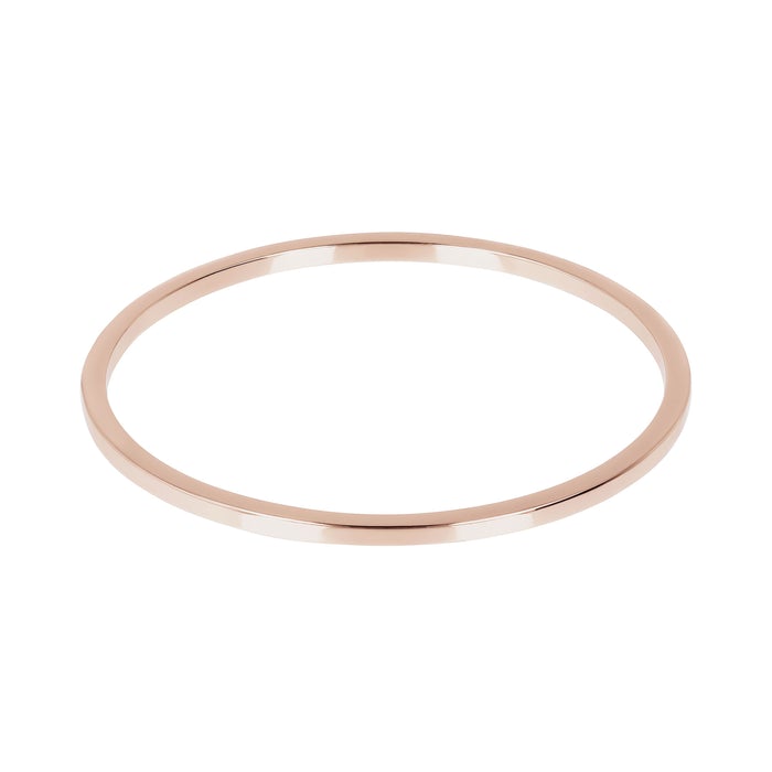 Bronzeallure Square Tube Slip On Bangle In Rose