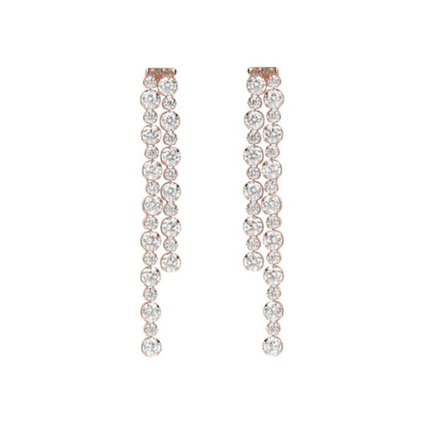 Bronzallure Cubic Zirconia Gradient Drop Earring