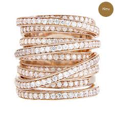 Bronzallure Multistrand Cz Ring