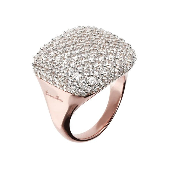 Bronzallure Pav? Cubic Zirconia Ring