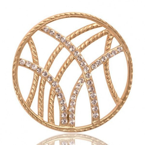 Rose Plated Medium X/O Nikki Lissoni Disc