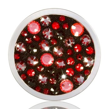 Denim Dreams Crimson Red Nikki Lissoni Silver Disc