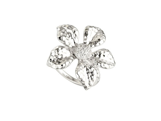 Sterling Silver Lily Ring