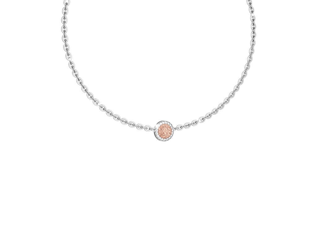 Rebecca Rose Stone Set Circle Necklet