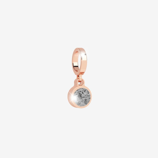 My World Birthstone Charm In Rose