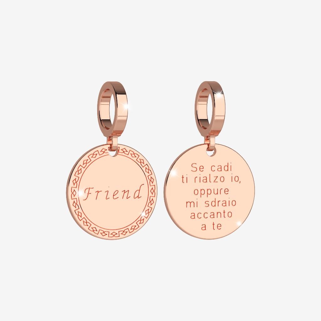 My World Friendship Charm In Rose