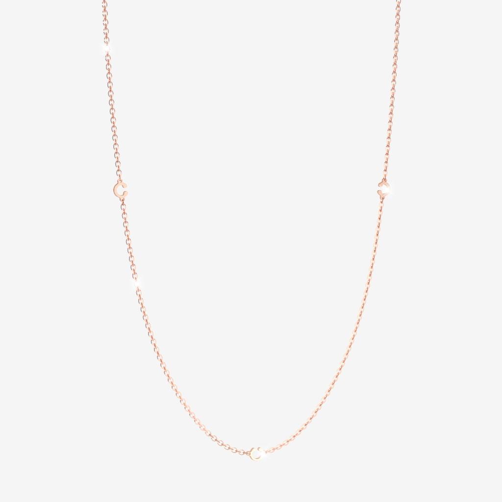 My World Necklet In Rose