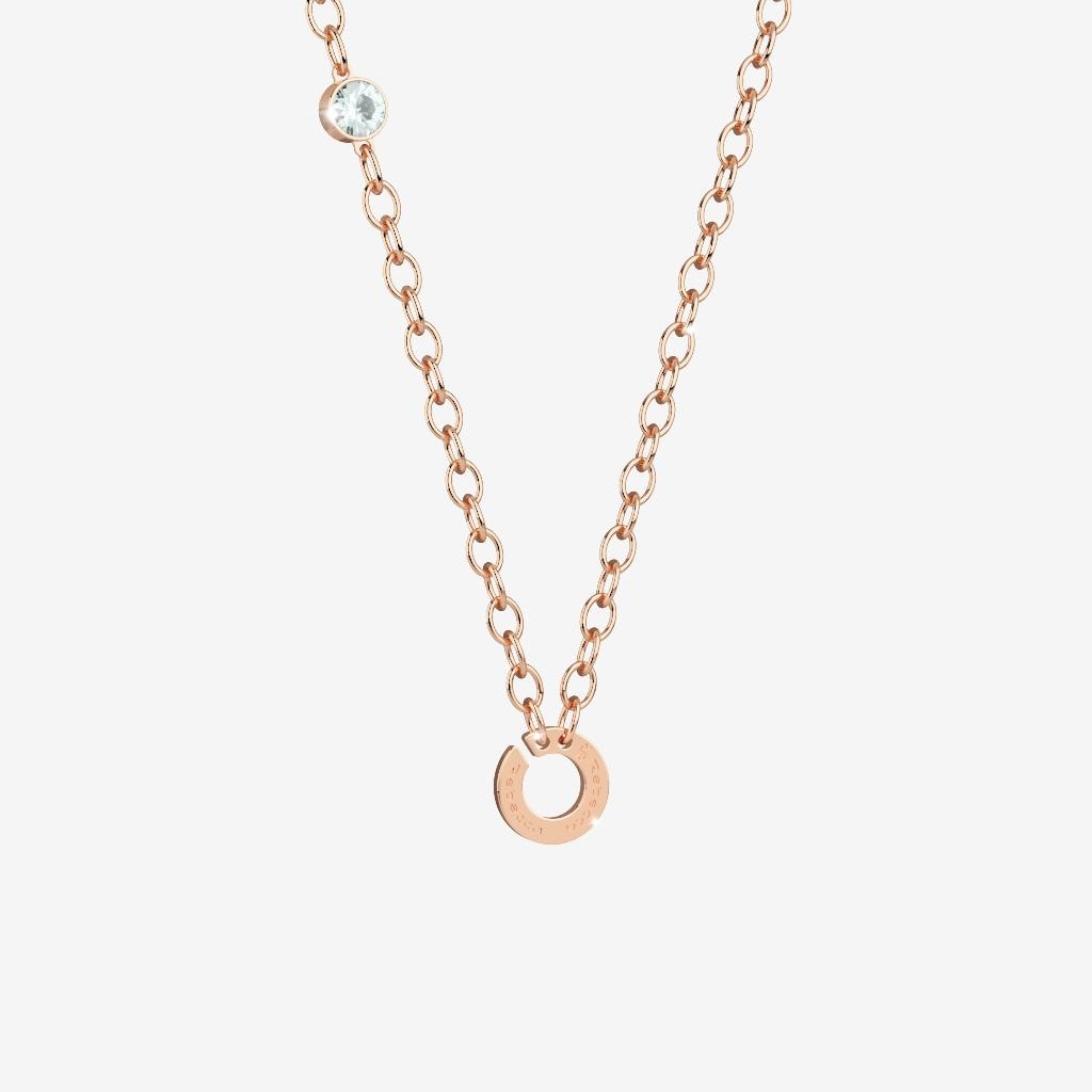 My World Necklet In Rose