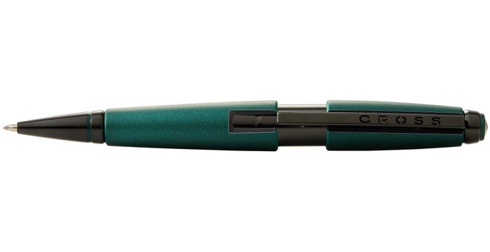 Edge Matte Green Lacquer Gel Rollerball Cross Pen