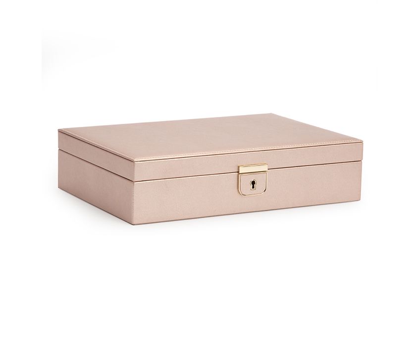 Wolf Palermo Medium Jewellery Box In Rose Gold