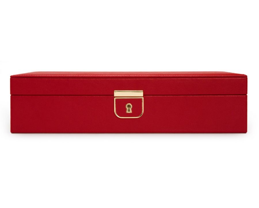 Wolf Palermo Medium Jewellery Box In Red