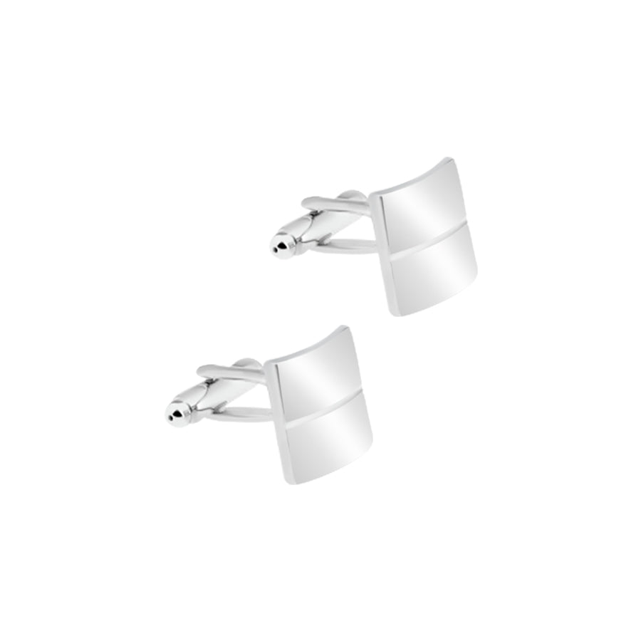 Silver Plated Square Cufflinks