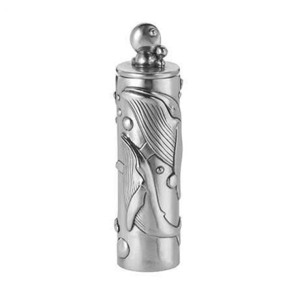 Pewter Bubble Blower Whale