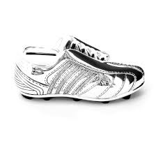 Silverplated Bambino Football Boot Money Box